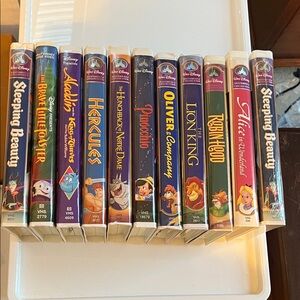 Disney VHS tapes movies lot of 11